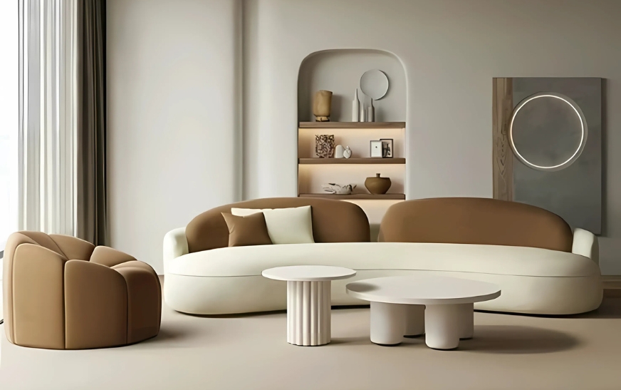 Minimalist Scandinavian Style Sofa