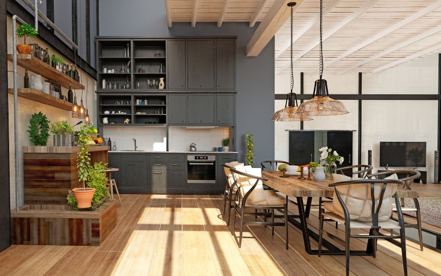 Vintage Vibes Meet Modern Kitchen Design