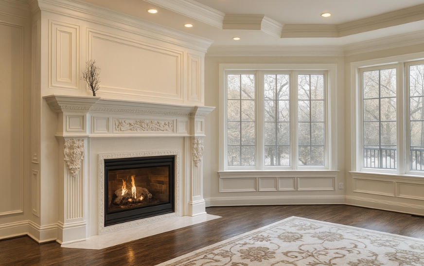 How to Refresh Your Fireplace with Traditional Molding
